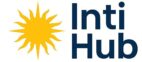 a logo for inti hub supply features a stylized s